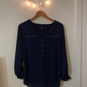 Gauzy formal blouse